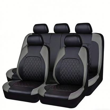 📢📢50% OFF⏰🚗9-Piece Universal Fit Leather Car Seat Cover Set