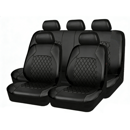 📢📢50% OFF⏰🚗9-Piece Universal Fit Leather Car Seat Cover Set