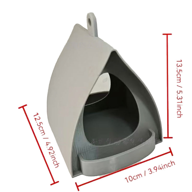 Hanging Bird Feeder for Garden with Roof