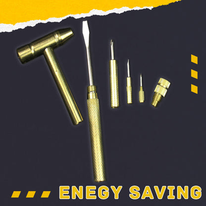 5 in 1 Mini Hammer and Screwdriver Hand Tools Set