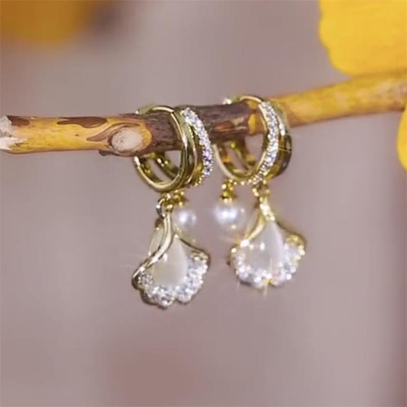 💎Delicate Ginkgo Leaf Earrings – Romantic Valentine's Day Gift🌿