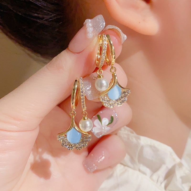 💎Delicate Ginkgo Leaf Earrings – Romantic Valentine's Day Gift🌿