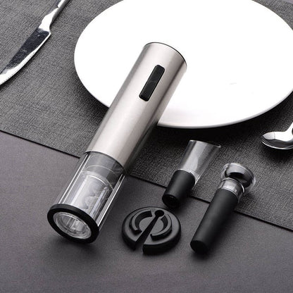 Electric Wine Opener Set - USB Rechargeable Corkscrew with 6 Accessories