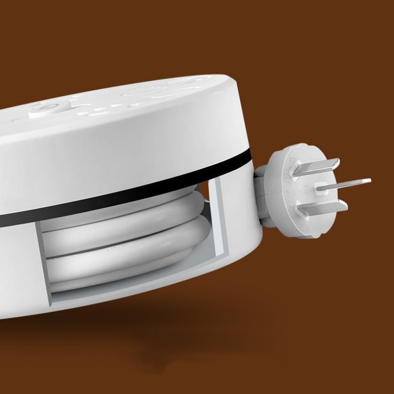 Retractable Power Strip with Hook & USB Ports