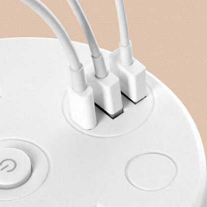 Retractable Power Strip with Hook & USB Ports