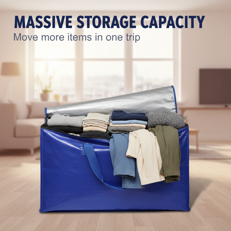 Heavy-Duty Large Capacity Moving Bag with Zipper