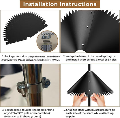 Wraparound Squirrel Baffle
