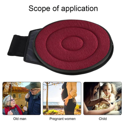 🪑✨360° Rotating Seat Cushion - Ergonomic Support for Office Chair and Car with Memory Foam Core🔄💺