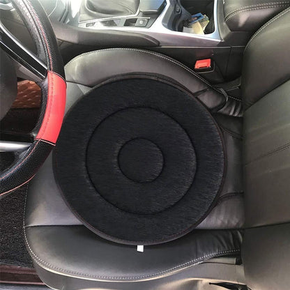 🪑✨360° Rotating Seat Cushion - Ergonomic Support for Office Chair and Car with Memory Foam Core🔄💺