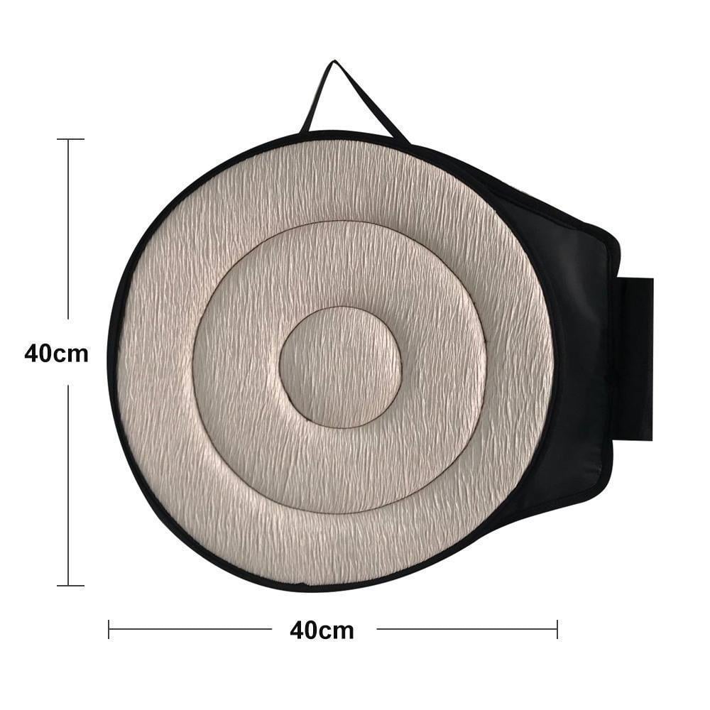 🪑✨360° Rotating Seat Cushion - Ergonomic Support for Office Chair and Car with Memory Foam Core🔄💺