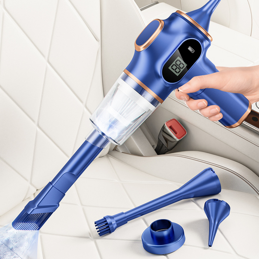 ⏰Handheld Cordless Car Vacuum Cleaner 19000Pa Powerful 6-in-1 Portable with Smart Display