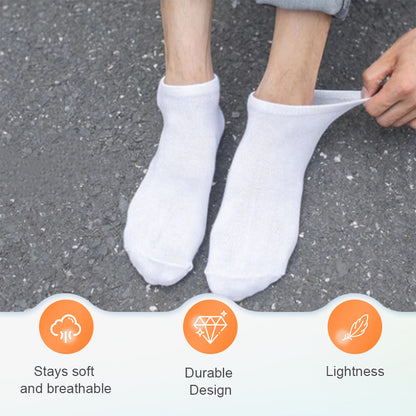 Breathable Cotton Blend Athletic Socks  ( 5pairs)