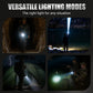 Multifunctional Zoom LED Flashlight with Power Display