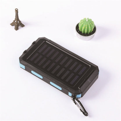 ⚡ Portable Solar Power Bank – Solar Powered Charger with Dual LED Flashlights 🔋