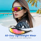Lightweight Futuristic Shield Sunglasses
