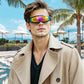 Lightweight Futuristic Shield Sunglasses