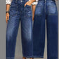 Women's Casual High-Rise Wide-Leg Jeans