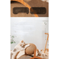 🐱Natural Sisal Cat Scratching Ball With Cardboard Pad✨