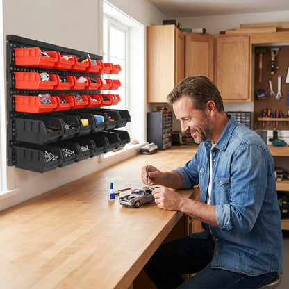 🔥Hot Sale🔥30-Bin Wall Mount Storage Organizer