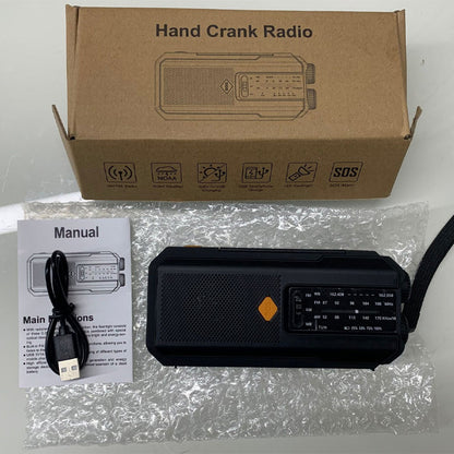 📻Solar Hand-Crank Emergency Weather Radio✨