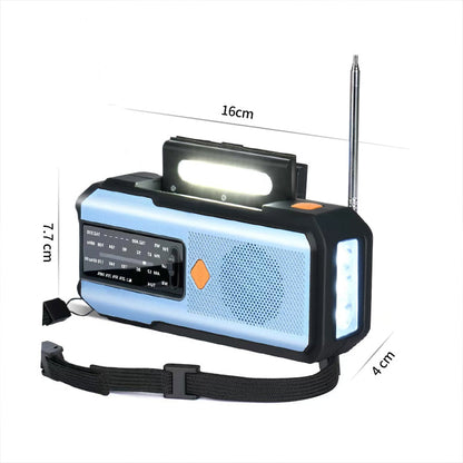 📻Solar Hand-Crank Emergency Weather Radio✨