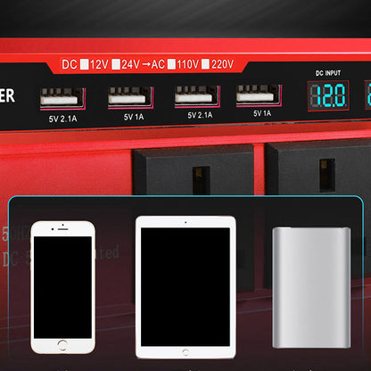 1500W Car Power Inverter with 4 USB Ports