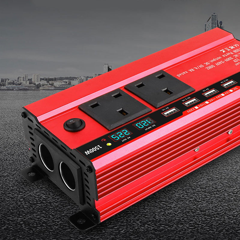 1500W Car Power Inverter with 4 USB Ports