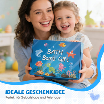 🛁 Ocean Theme Bath Bombs🌊60g*12 Pcs, Foamy Bath Time & Fun Gift Idea ✨