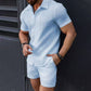 Men's Shirt & Shorts Set