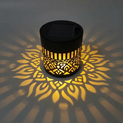 🌞50% OFF NOW!🌀Solar Mandala Light – Stunning Pattern Projection, 2-in-1 Floor & Wall Design & IP65 Waterproof Auto On/Off 🌿