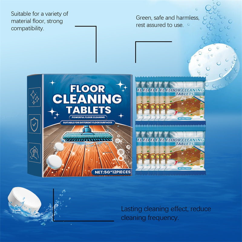 🏠Effervescent Floor Cleaning Tablets– the perfect cleaning aid