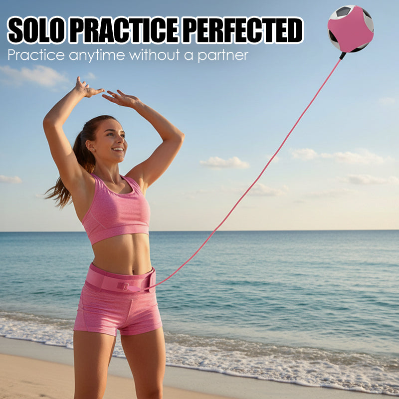 🏐 50% OFF! ✨ Volleyball Training Aid with Elastic Cord – Practice Serves & Spikes Solo at Home