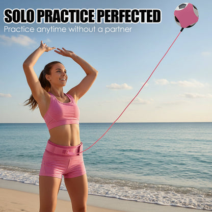 🏐 50% OFF! ✨ Volleyball Training Aid with Elastic Cord – Practice Serves & Spikes Solo at Home