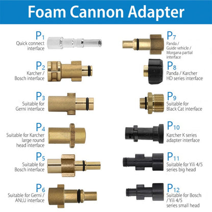 Quick Connect Fitting Adapter for Water Gun & Foam Pot