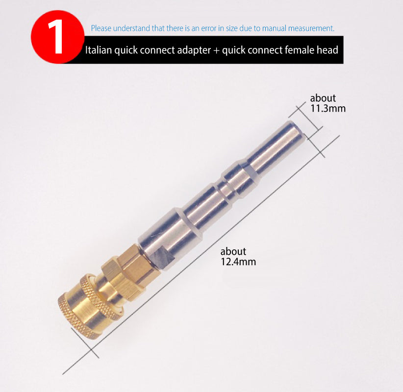 Quick Connect Fitting Adapter for Water Gun & Foam Pot