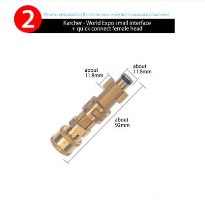 Quick Connect Fitting Adapter for Water Gun & Foam Pot