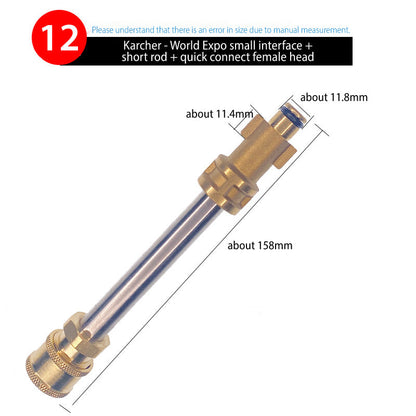 Quick Connect Fitting Adapter for Water Gun & Foam Pot