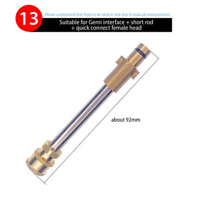 Quick Connect Fitting Adapter for Water Gun & Foam Pot