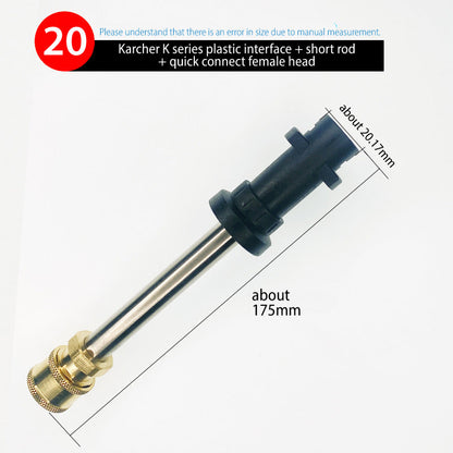 Quick Connect Fitting Adapter for Water Gun & Foam Pot