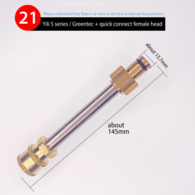Quick Connect Fitting Adapter for Water Gun & Foam Pot
