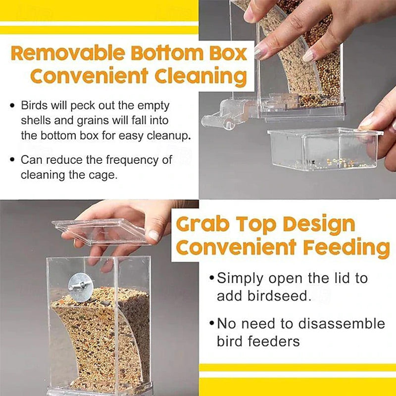 🎉Limited‑Time 60% OFF 🐦No Mess Automatic Bird Feeder