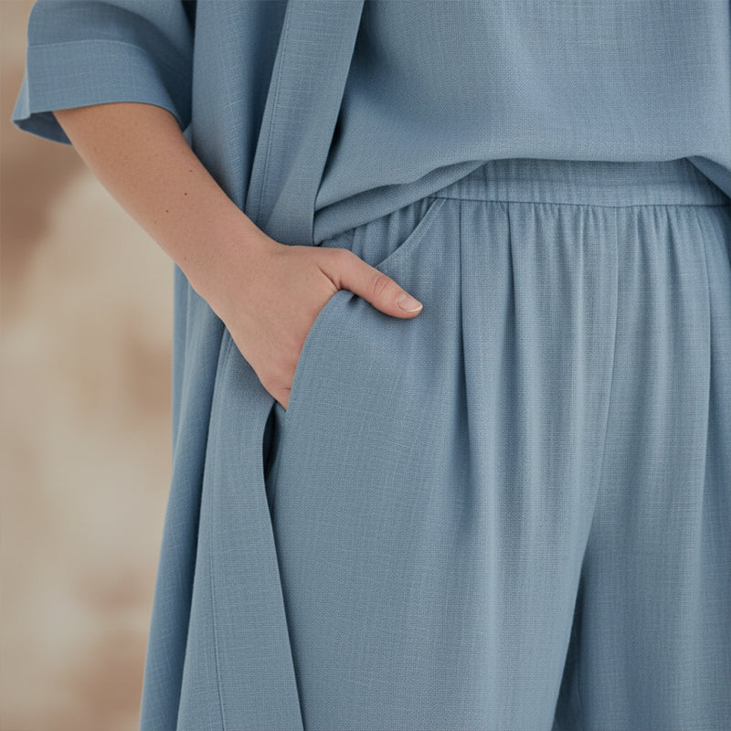 ⚡Free Shipping＆50％ OFF⚡Elegant Relaxed Fit 3-Piece Loungewear for Women