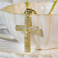 ✝️50% OFF NOW!🔥Jesus Crucifix Pendant Necklace – 14K Gold Plated, Gift Box & Spiritual Protection🙏