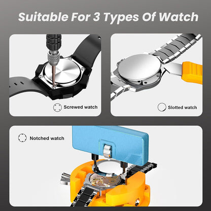 🔧Professional Watch Repair Tool Kit – 13-in-1, Precision Tools & Perfect for Watch & Eyeglass Repair🛠️