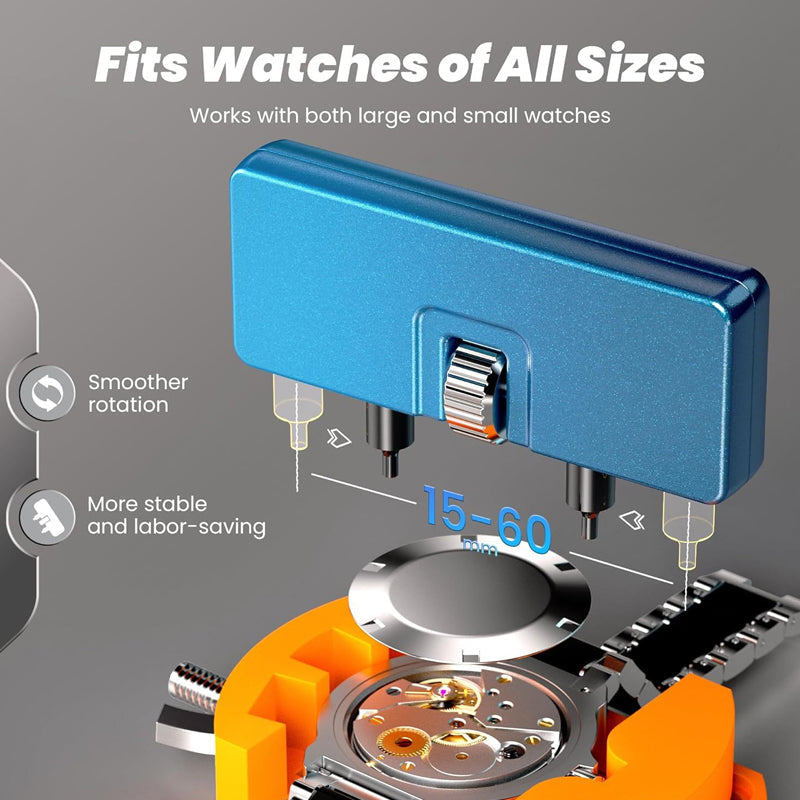 🔧Professional Watch Repair Tool Kit – 13-in-1, Precision Tools & Perfect for Watch & Eyeglass Repair🛠️