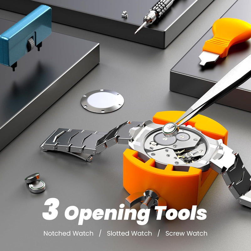 🔧Professional Watch Repair Tool Kit – 13-in-1, Precision Tools & Perfect for Watch & Eyeglass Repair🛠️