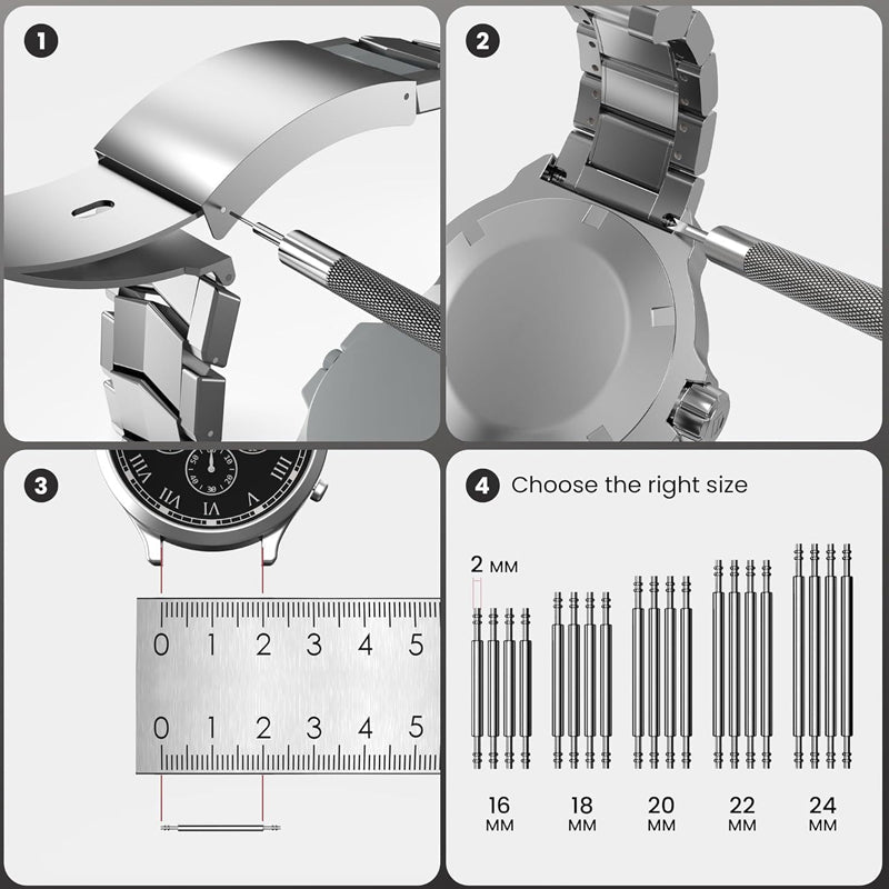🔧Professional Watch Repair Tool Kit – 13-in-1, Precision Tools & Perfect for Watch & Eyeglass Repair🛠️