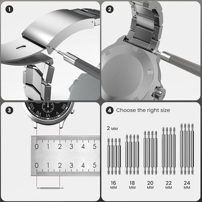 🔧Professional Watch Repair Tool Kit – 13-in-1, Precision Tools & Perfect for Watch & Eyeglass Repair🛠️