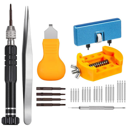 🔧Professional Watch Repair Tool Kit – 13-in-1, Precision Tools & Perfect for Watch & Eyeglass Repair🛠️