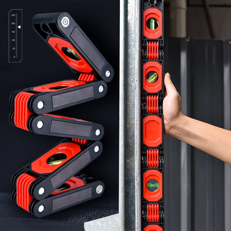 📐Multifunctional folding spirit level ruler